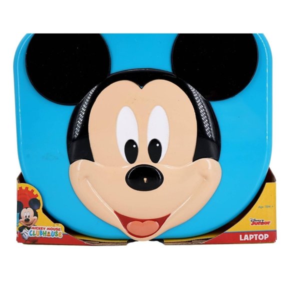Disney Jr Mickey Mouse Clubhouse Laptop & Push And Go Racer Toy Bundle New - Picture 2 of 5